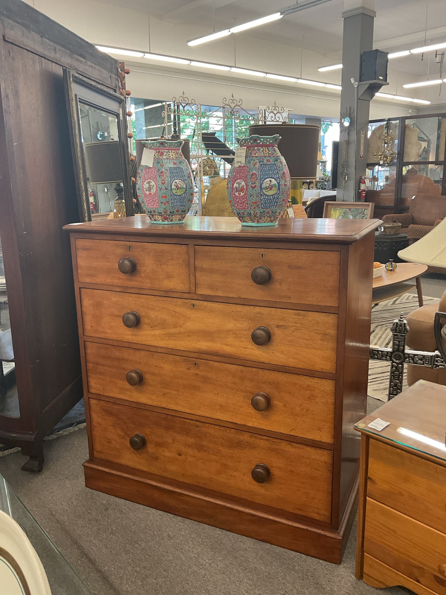 Vintage Highboy Dresser 42"W,20"D,42"H