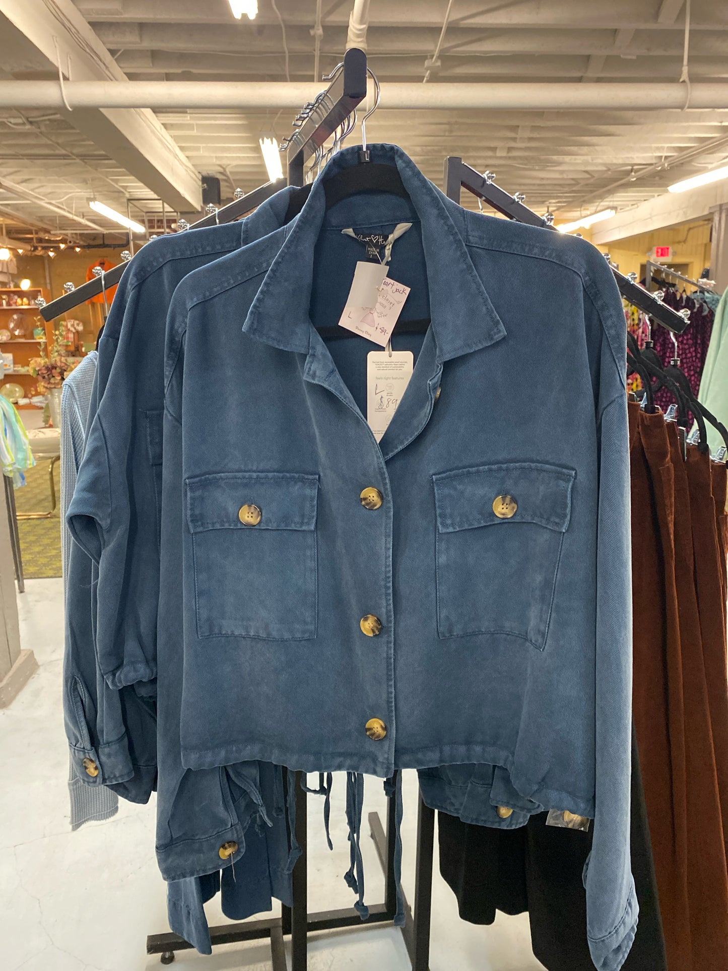 Velvet Heart Blue Denim Jacket Size L