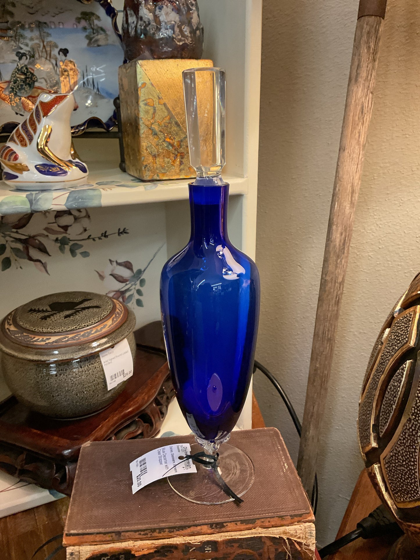 Blue Decanter
