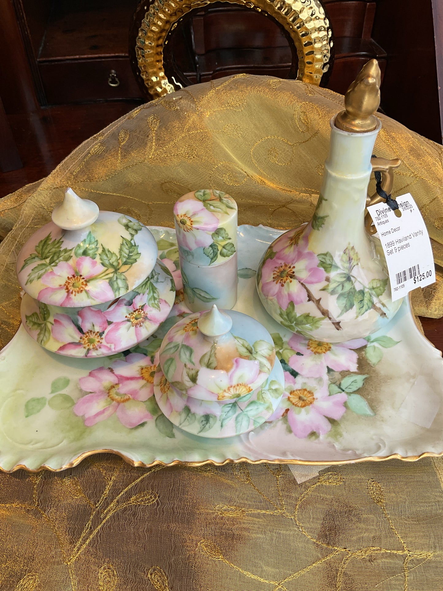 Haviland Antique Vanity Set