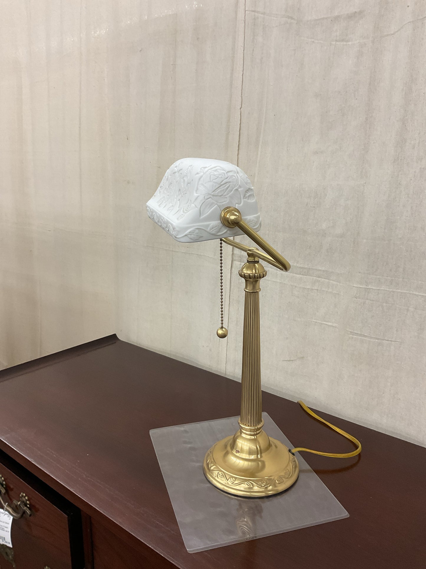 Desk Lamp with White Shade
