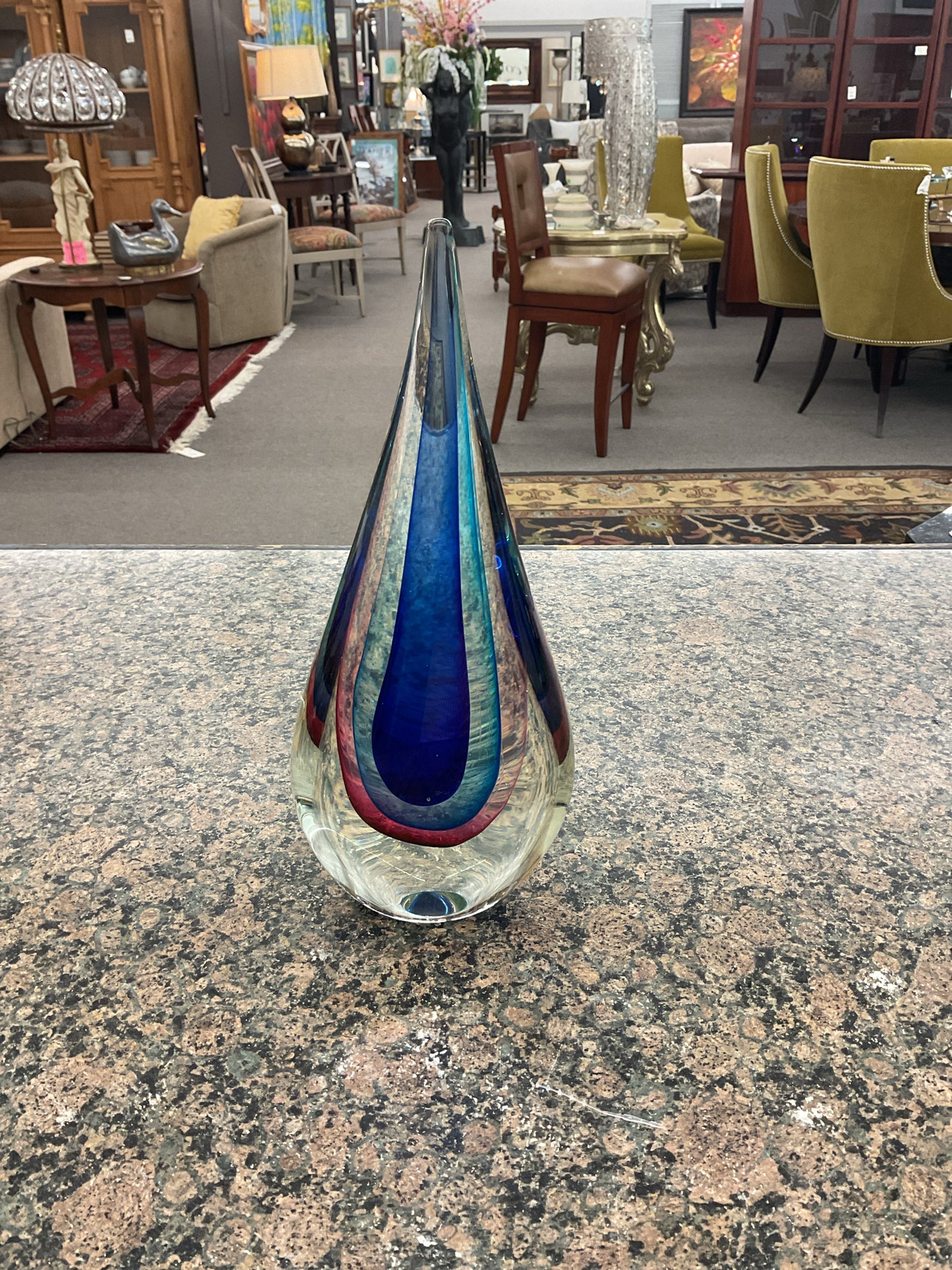 Murano Sommerso Teardrop