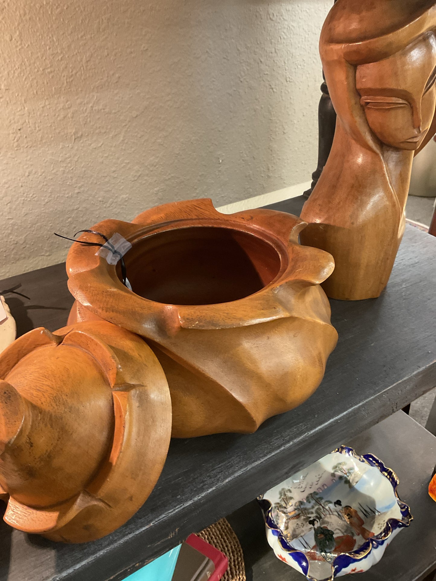 Box MCM Teak Bowl or Box