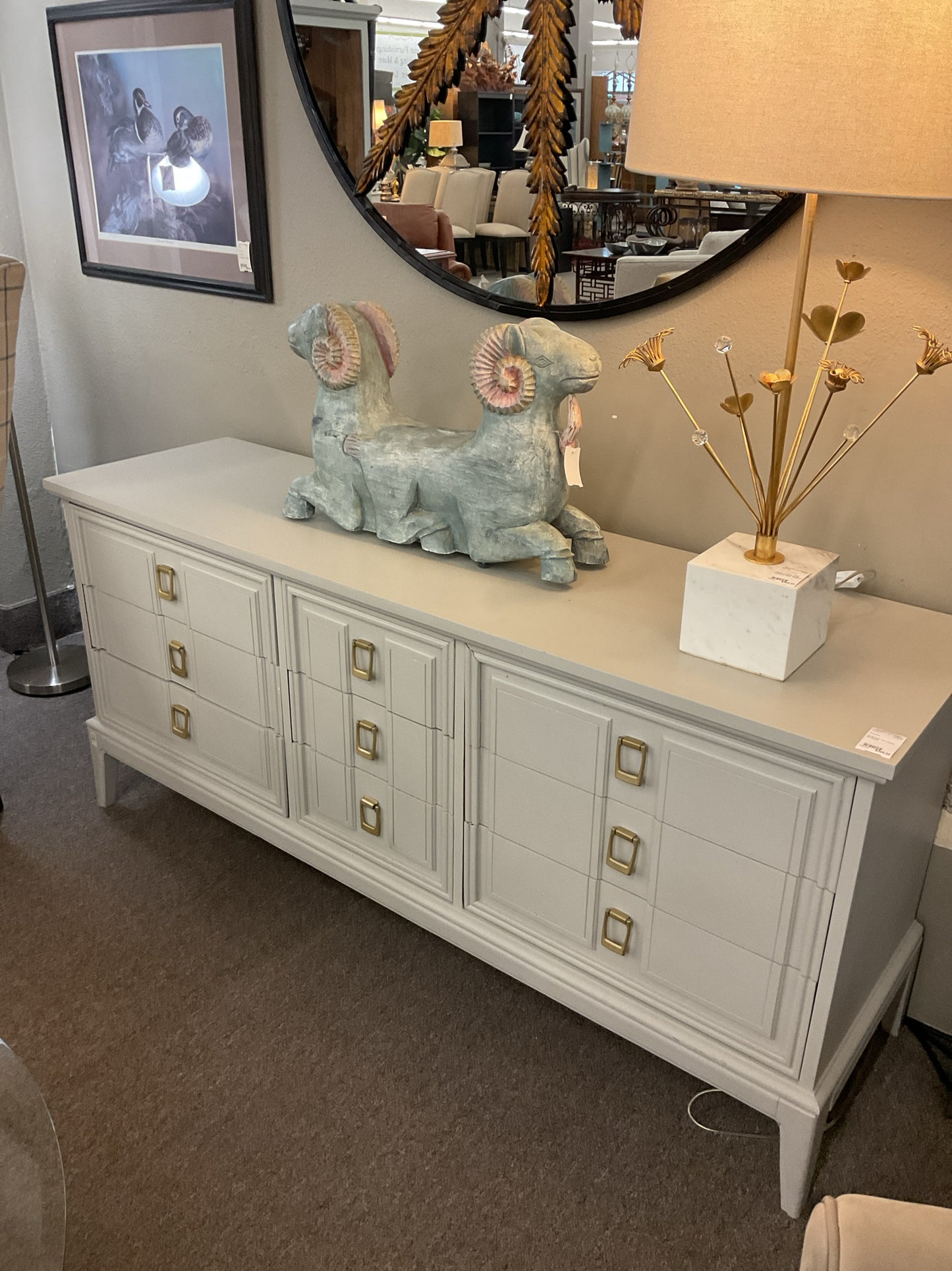 MCM Dixie Low Dresser 66x18x30"
