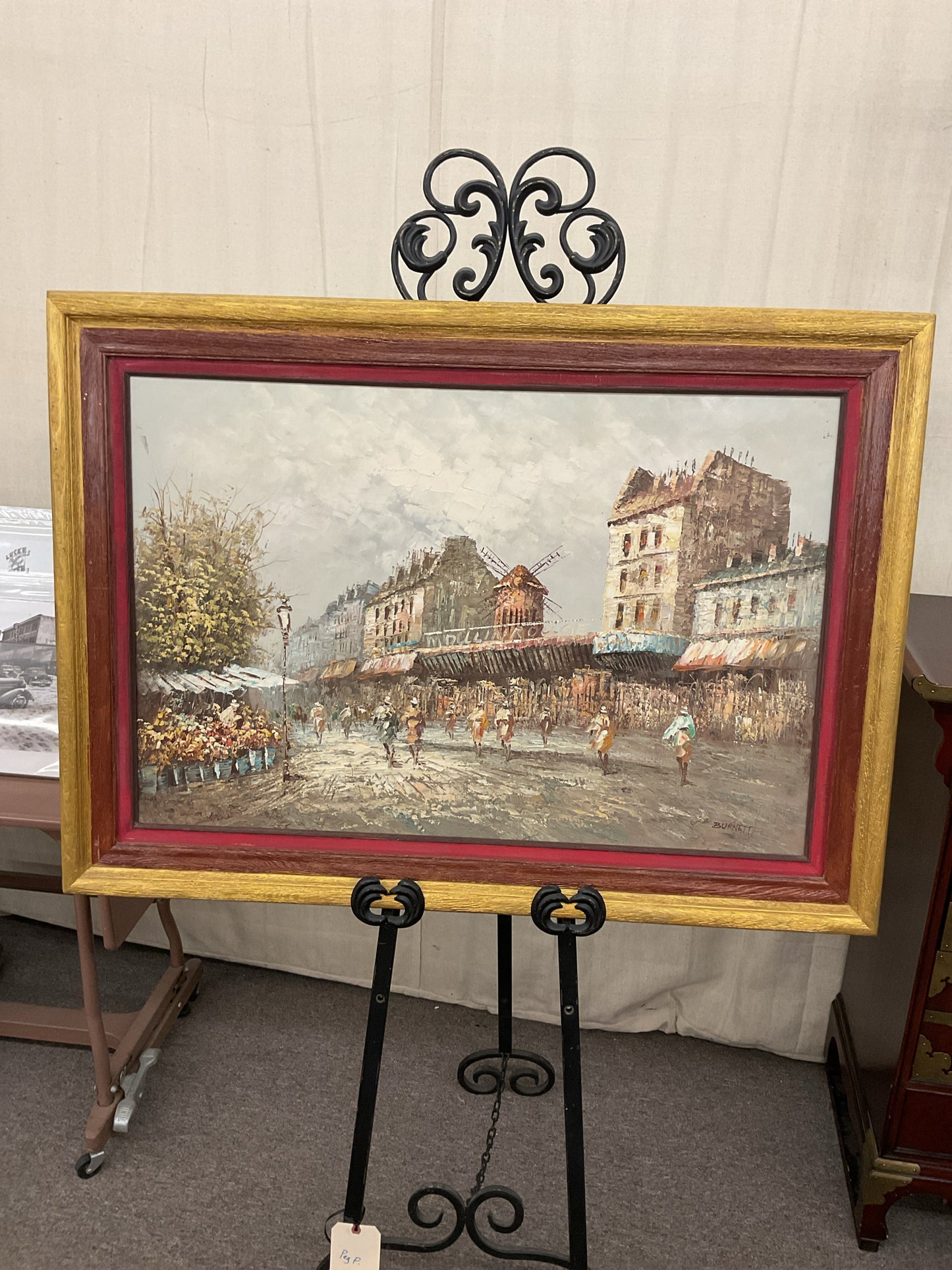 Street Scene Oil Painting