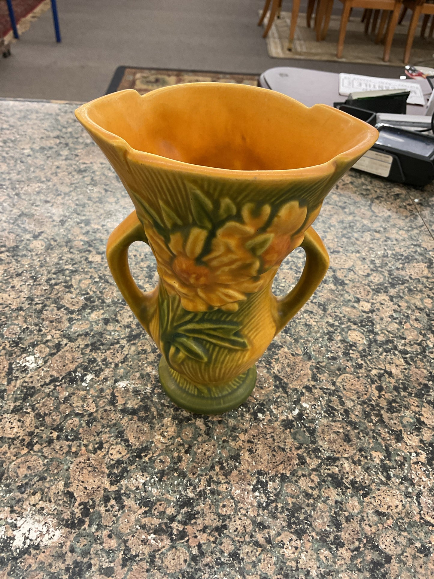 Roseville Pottery Peoney Vase