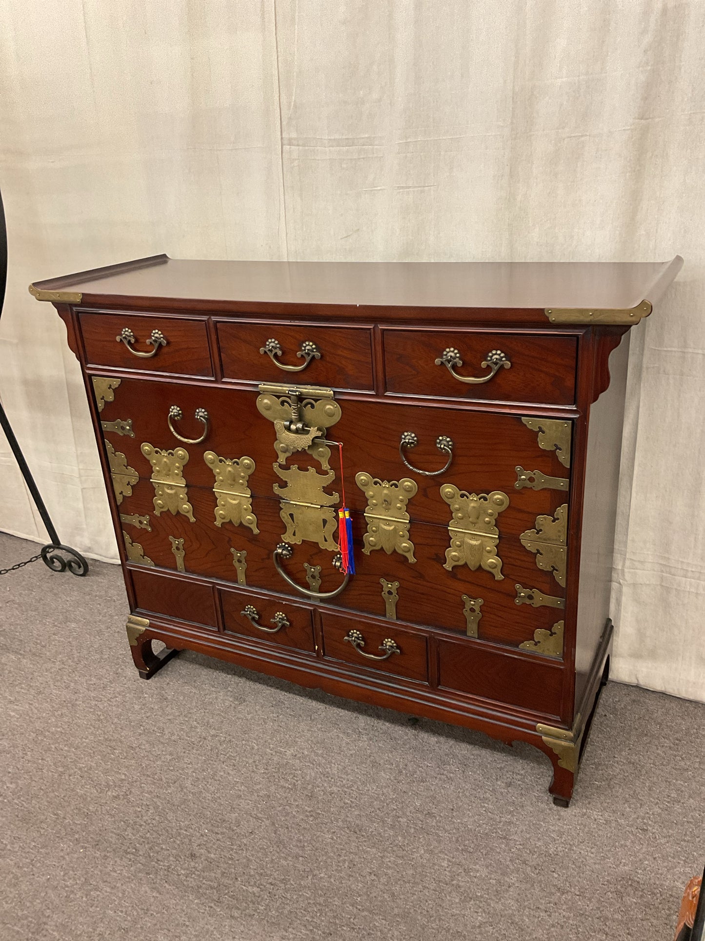 Korean Chest of Drawers w/Brass Hardware