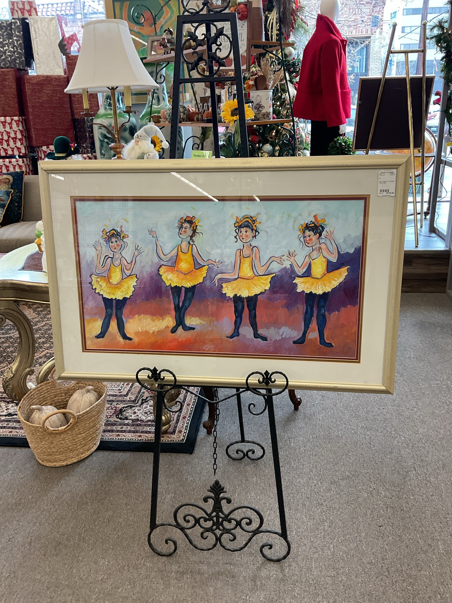 Dixie Rogerson's Lithograph "Yellow Ballet"