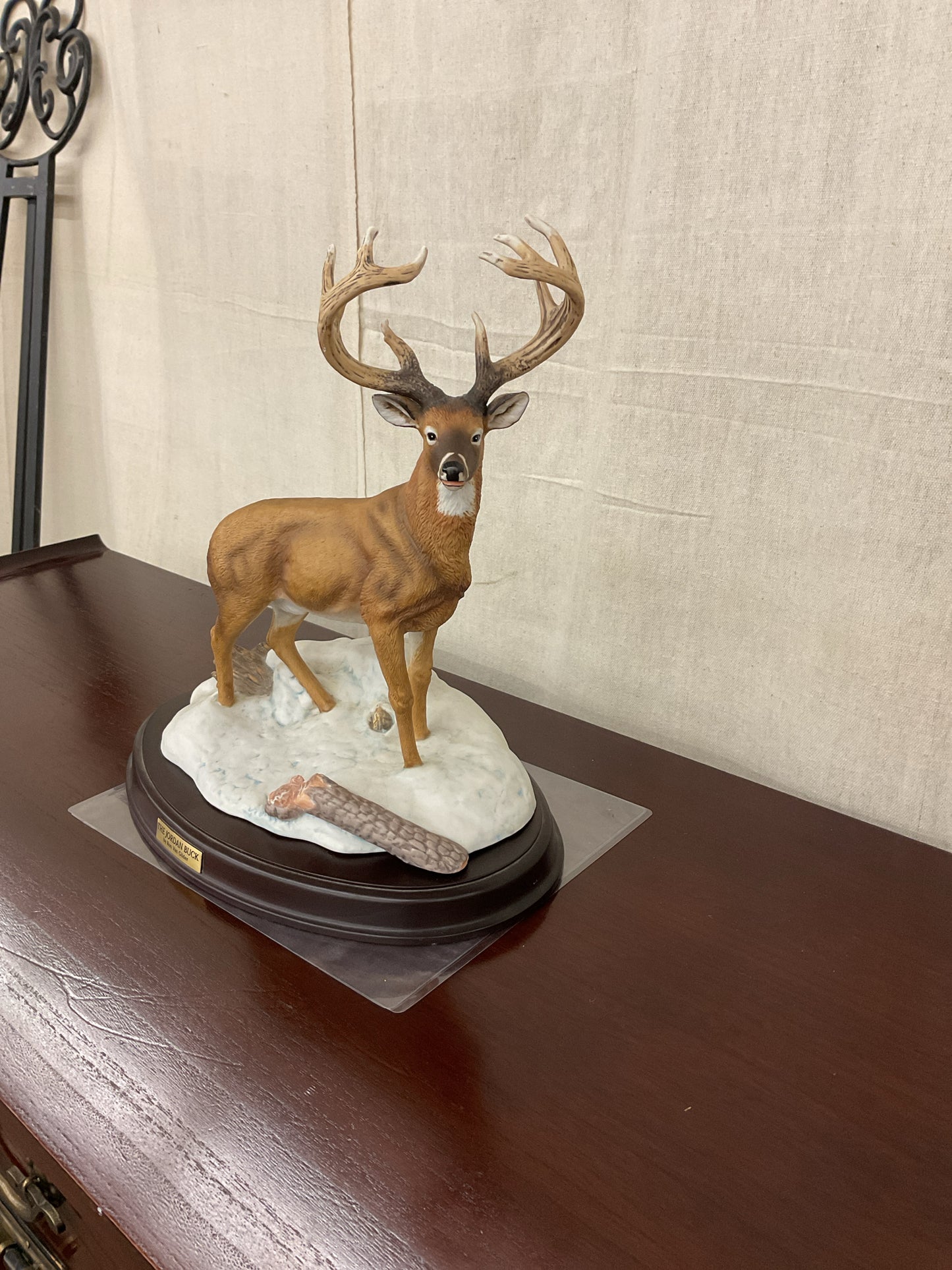 Ron Gilder Porcelain Buck Jordan Statue