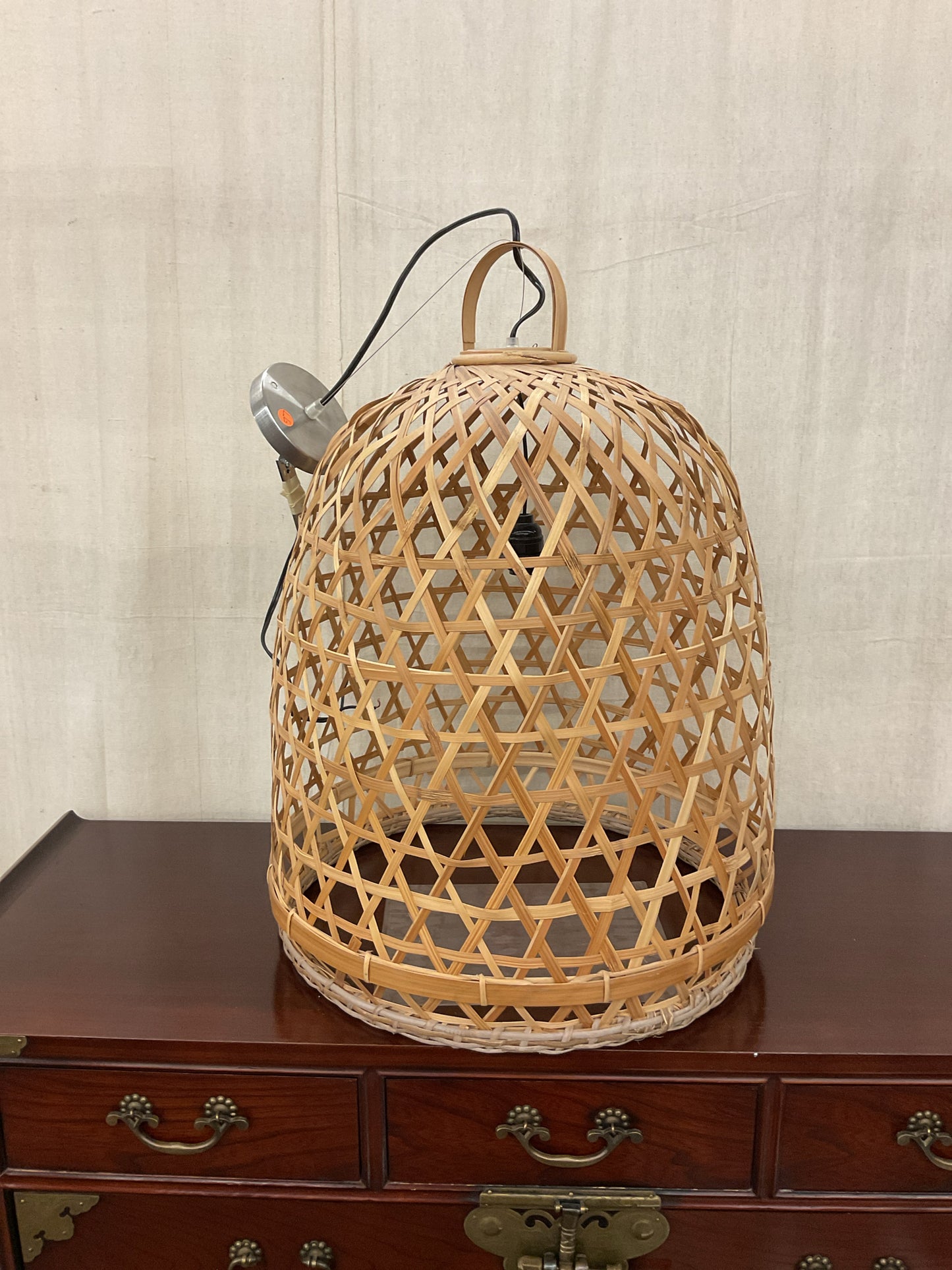 Large Basket Light Fixture