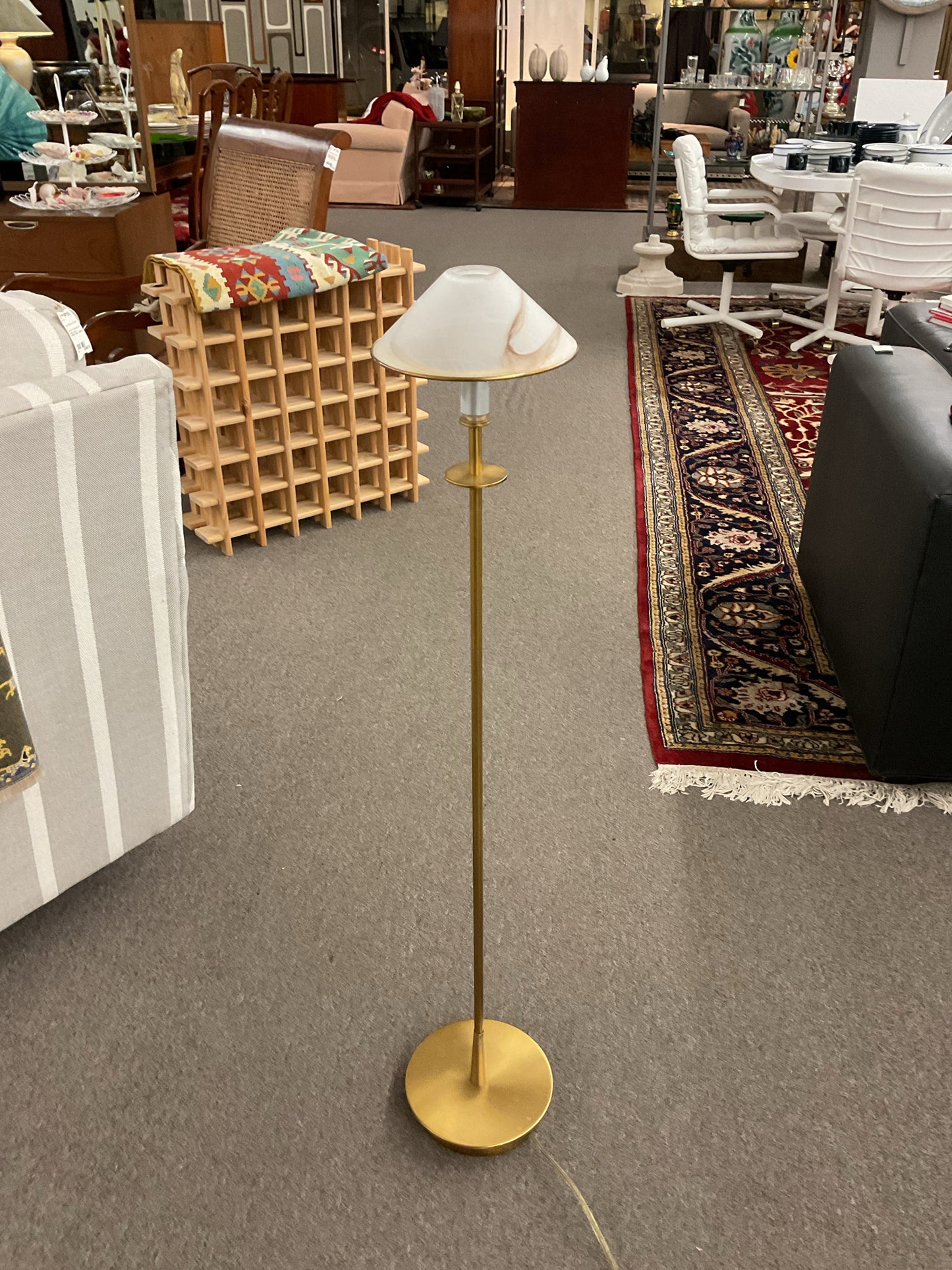 Holtkoetter Floor Lamp Nikel Brass