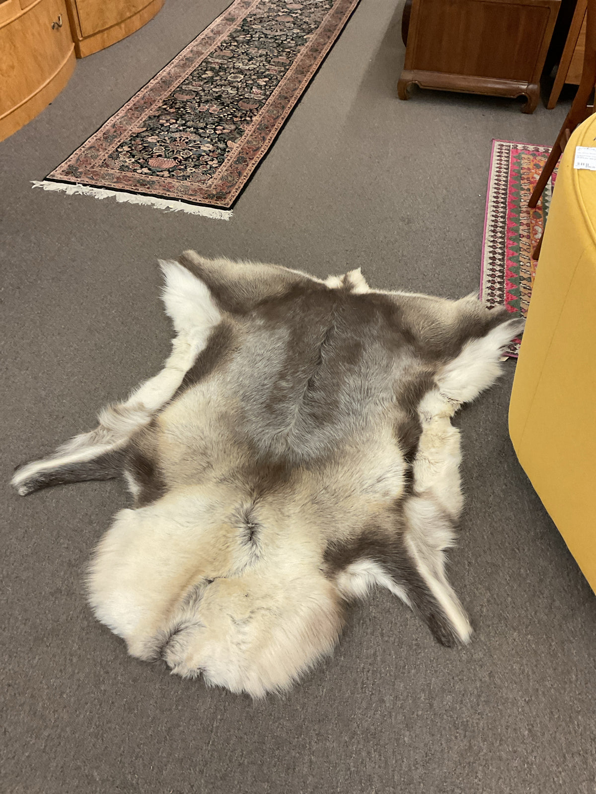 Caribou Hide Genuine Area Rug