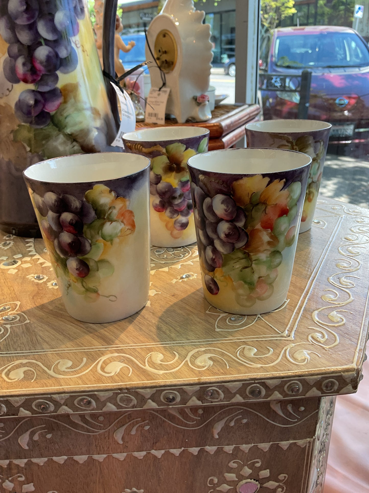 Pitcher Cups Handpainted