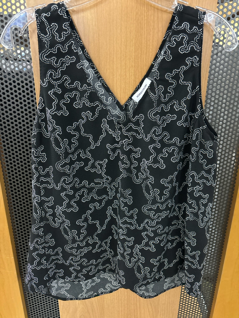 Nordstrom Black and White Tank Size M