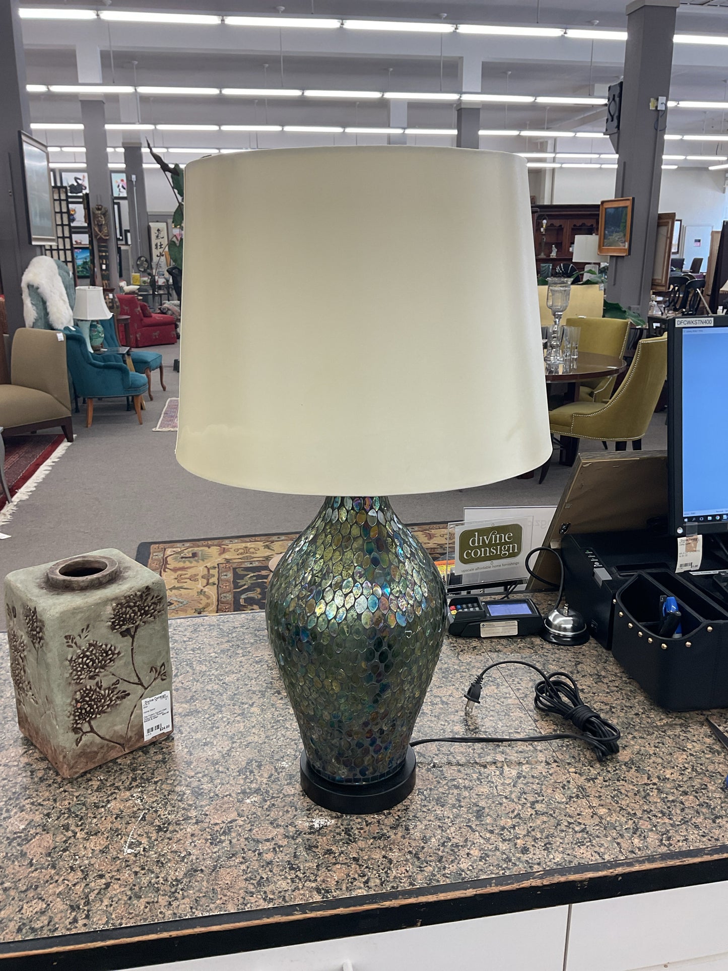 Mosaic Design Table Lamp
