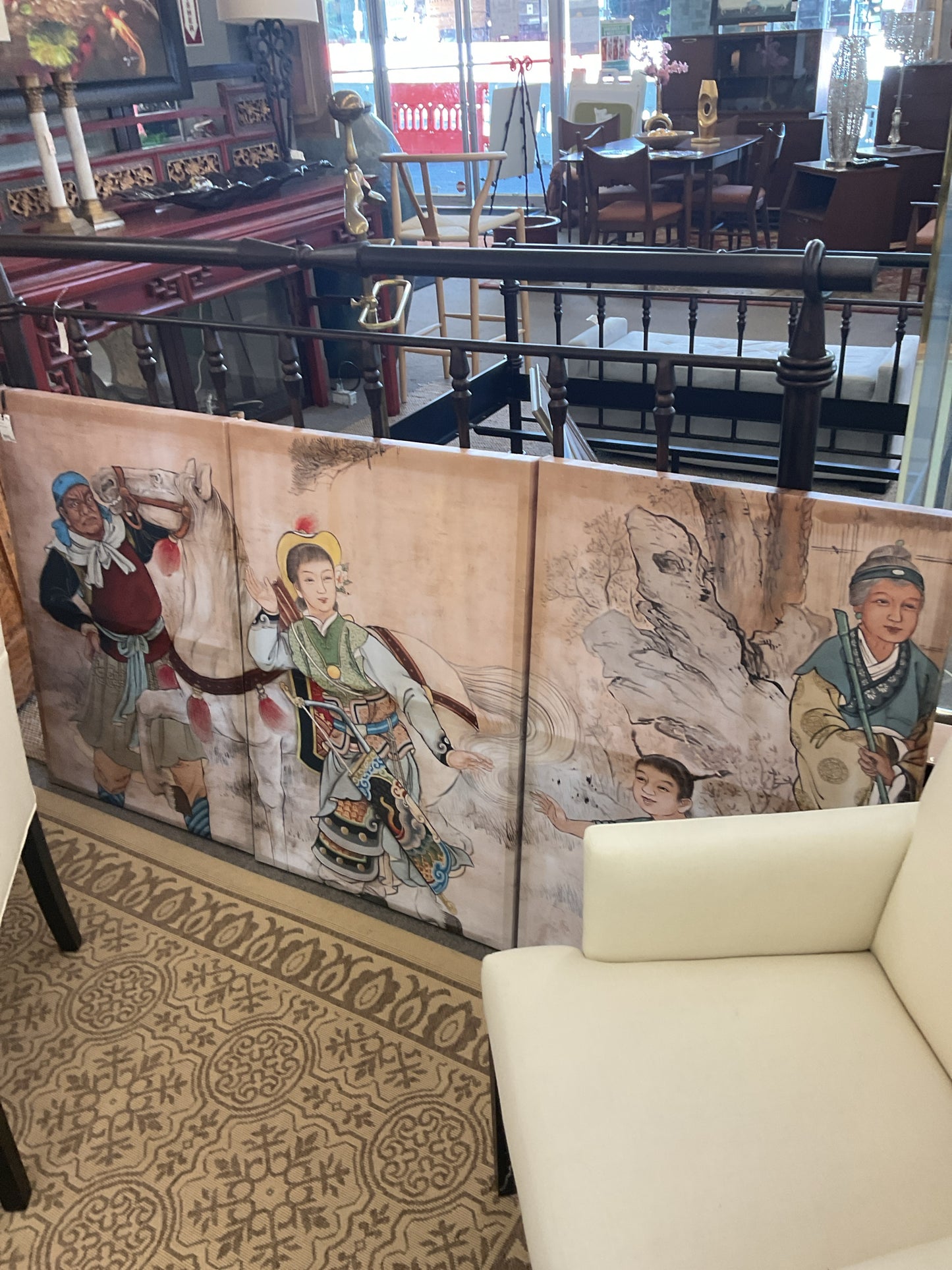 Canvas Wrapped Asian Scene
