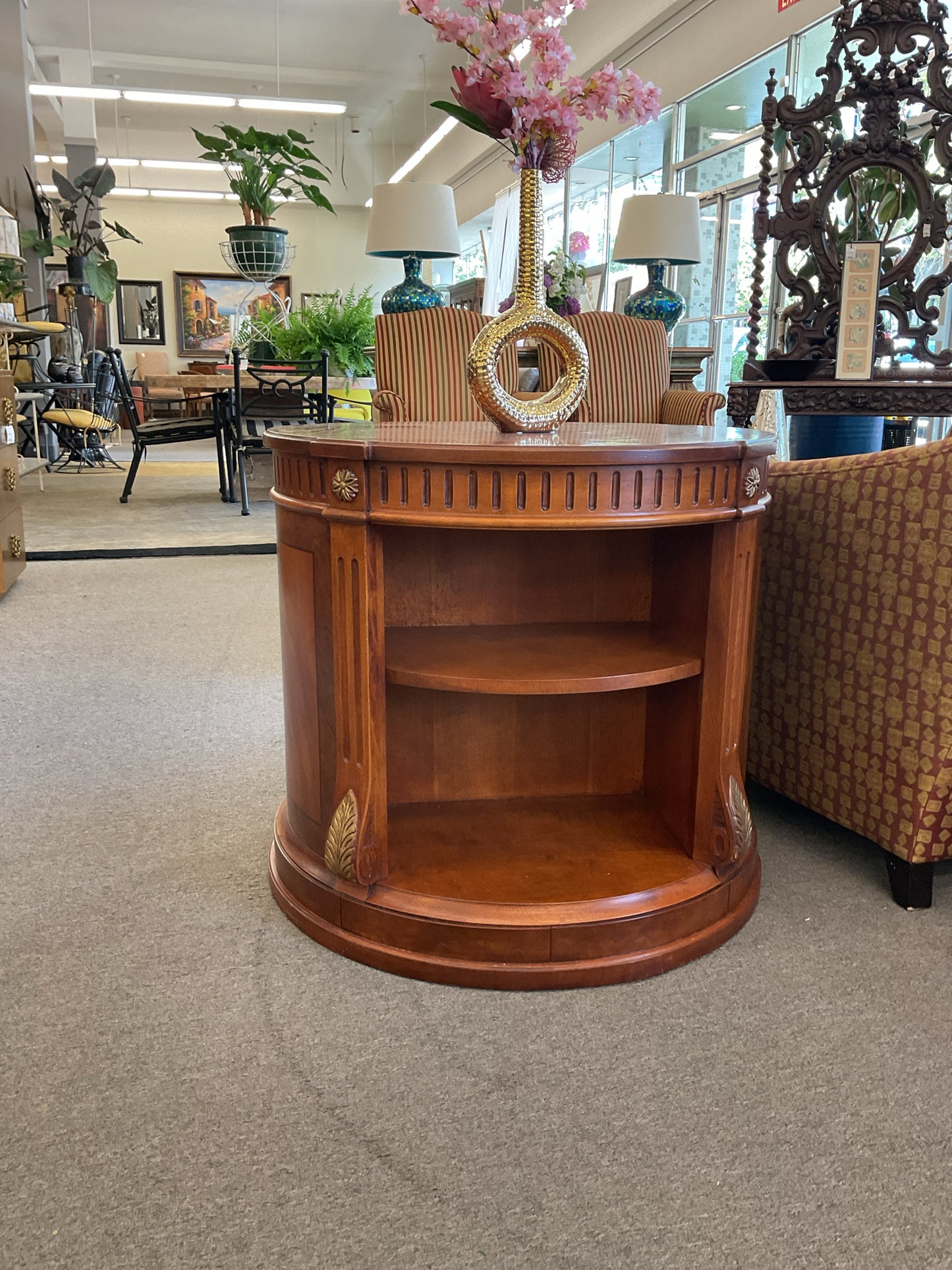 Henkel & Harris Mahogany Round Side Table