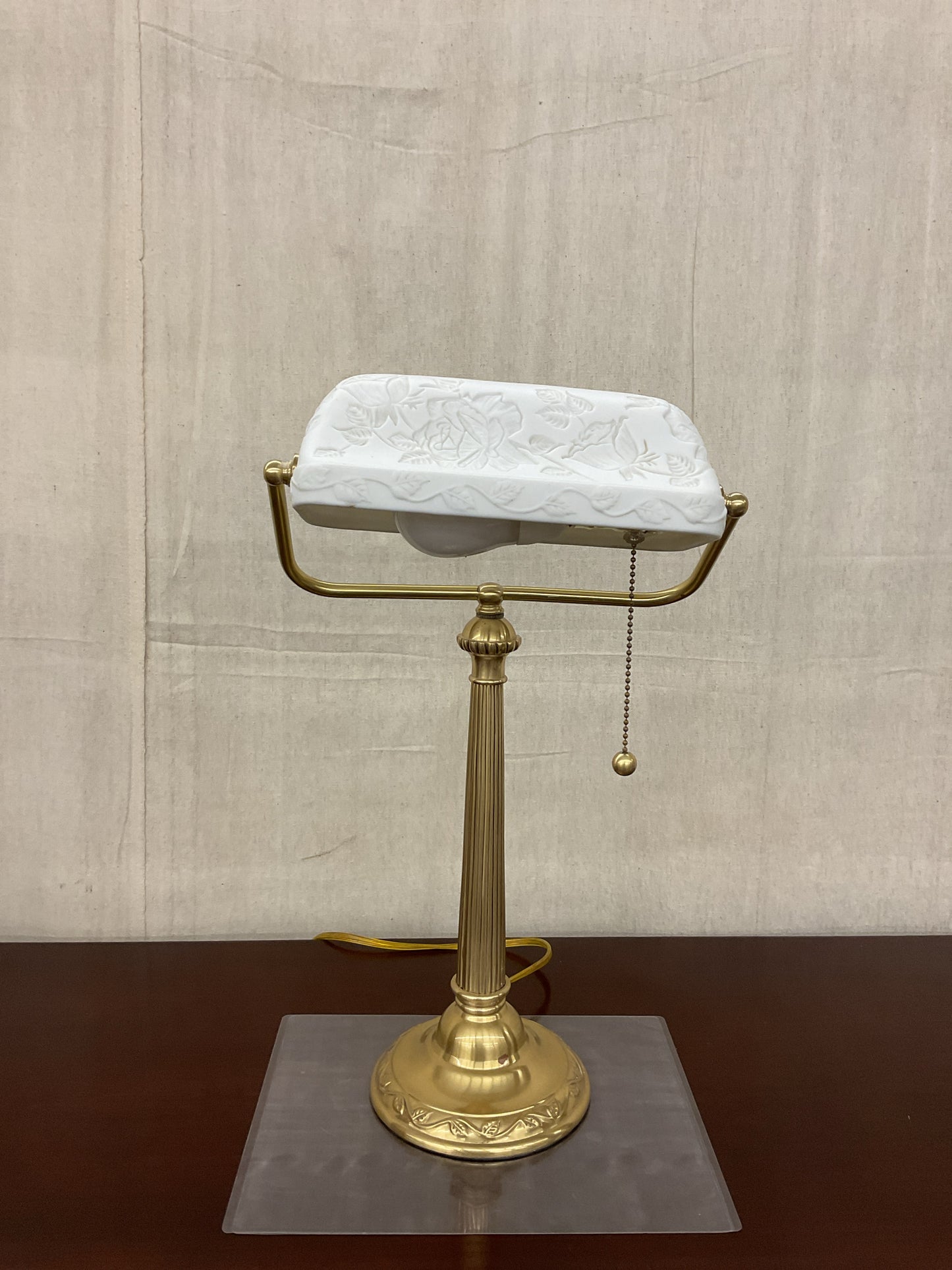 Desk Lamp with White Shade