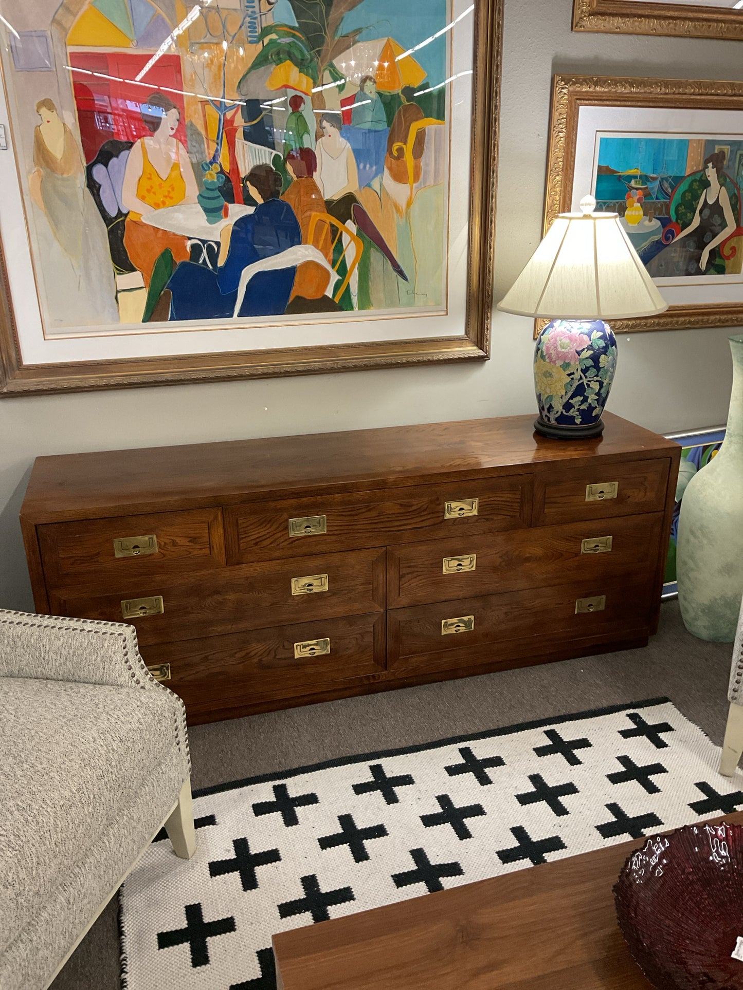 MCM Henredon Low Dresser 72"L,18"D,28"H