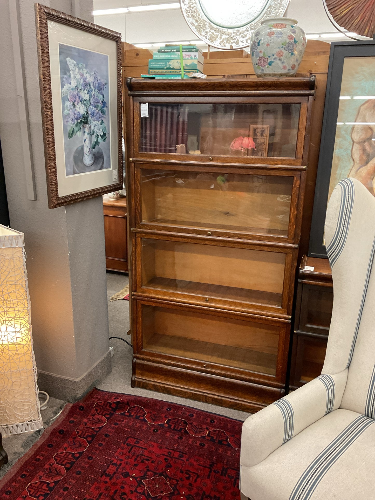 Early 20th Century 4-Stack Barrister Bookcase