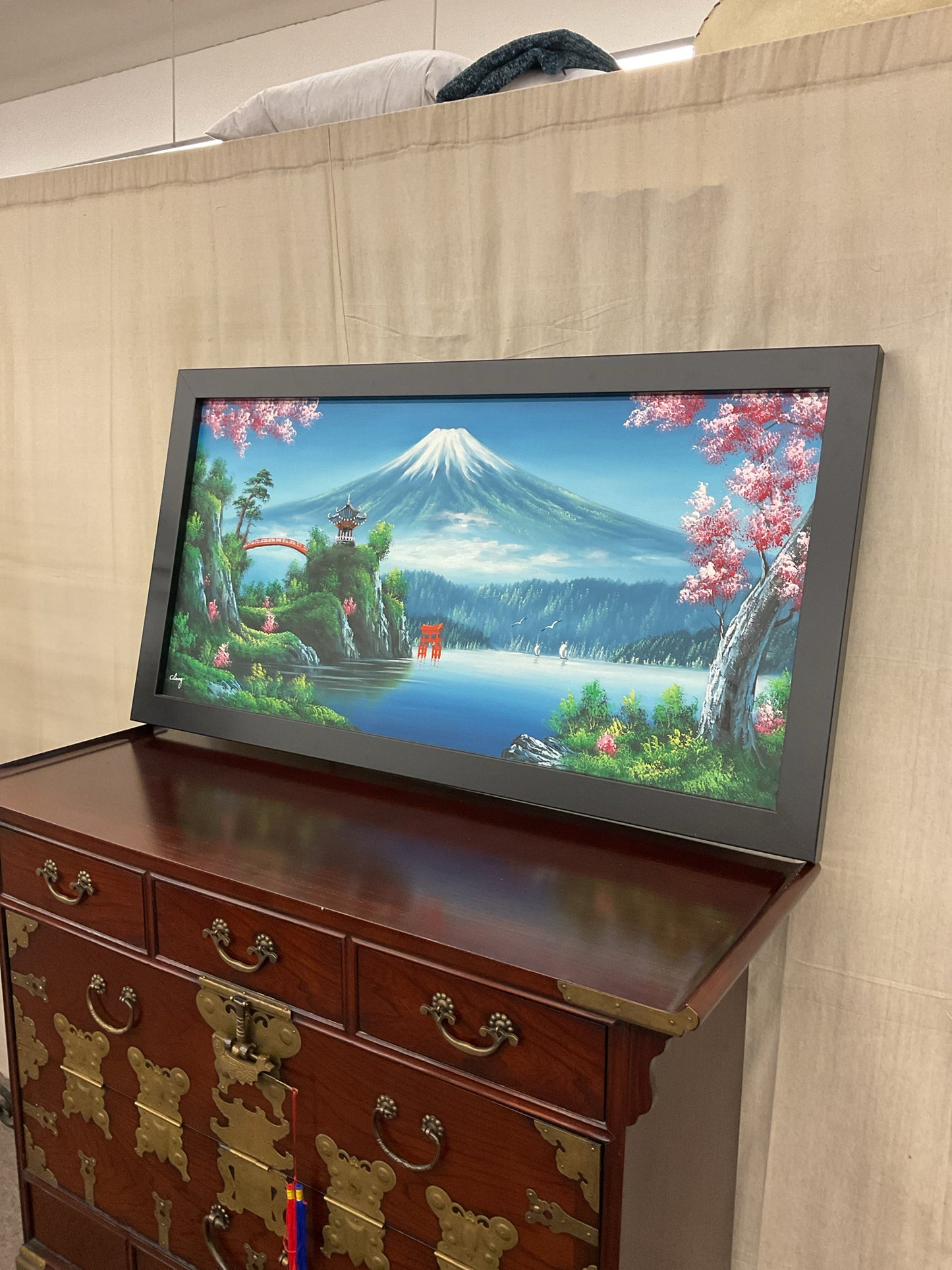 Mt Fuji Japan Oil Painting