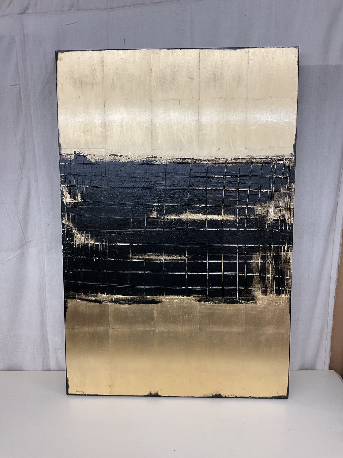 FD-Scandinavian Design Art Panel Gold & Black Colors