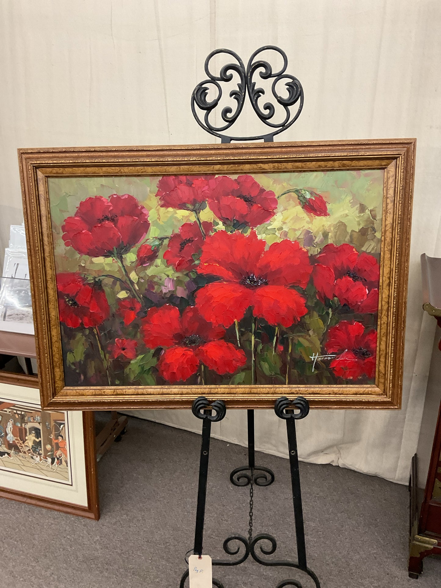 Red Poppies Oil Painting