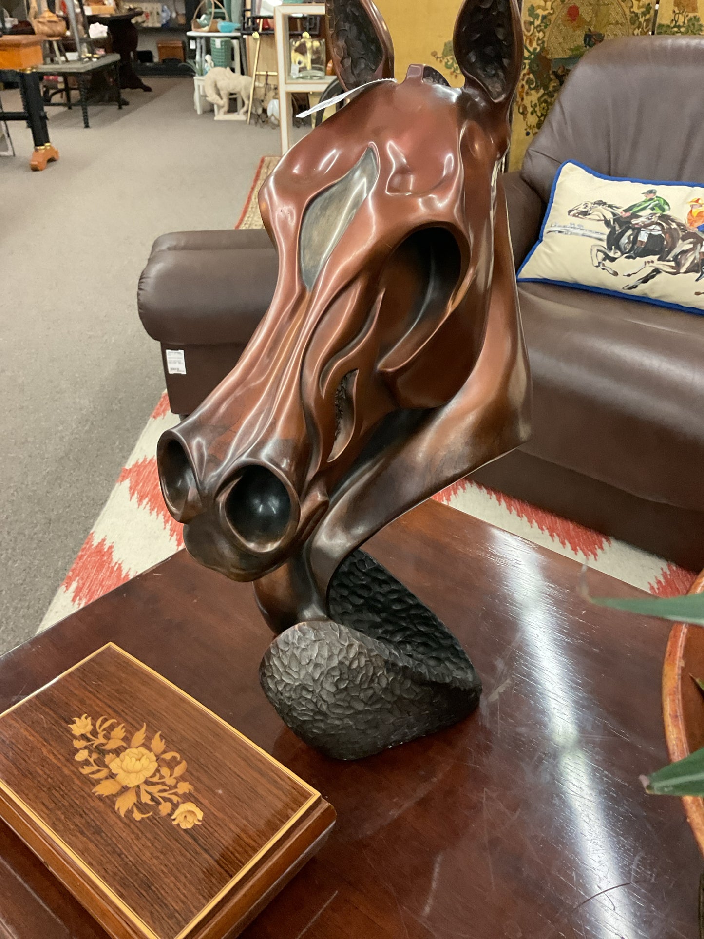 Bronze Scuplture Horse Head