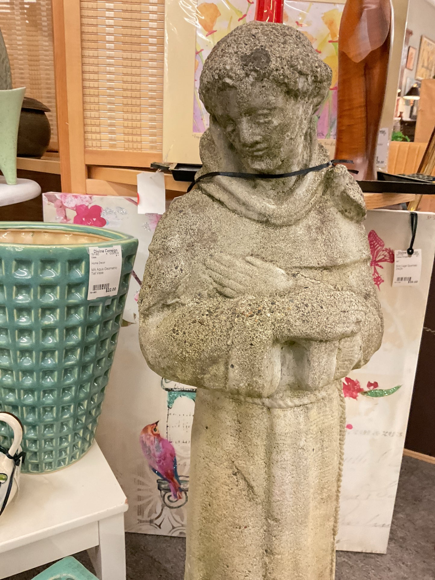 Statuary St Francis Cement