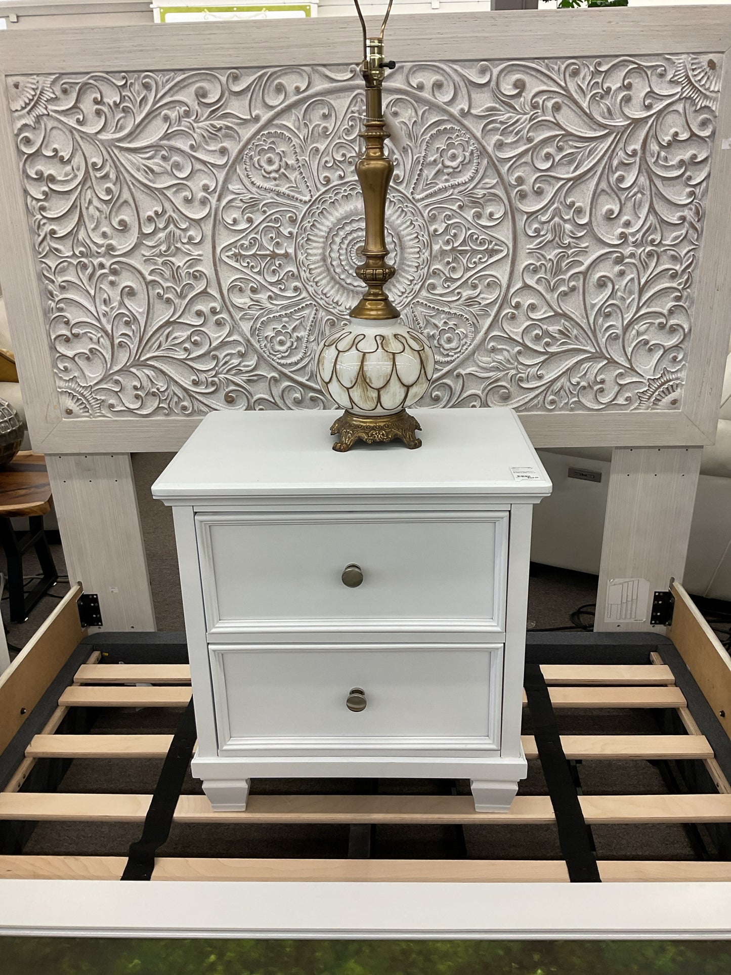White 2-Drawer Nightstand by Ashley Furniture