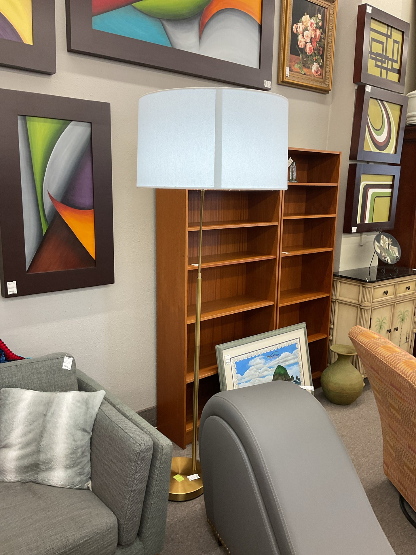 Arc Brass Hanging Lamp