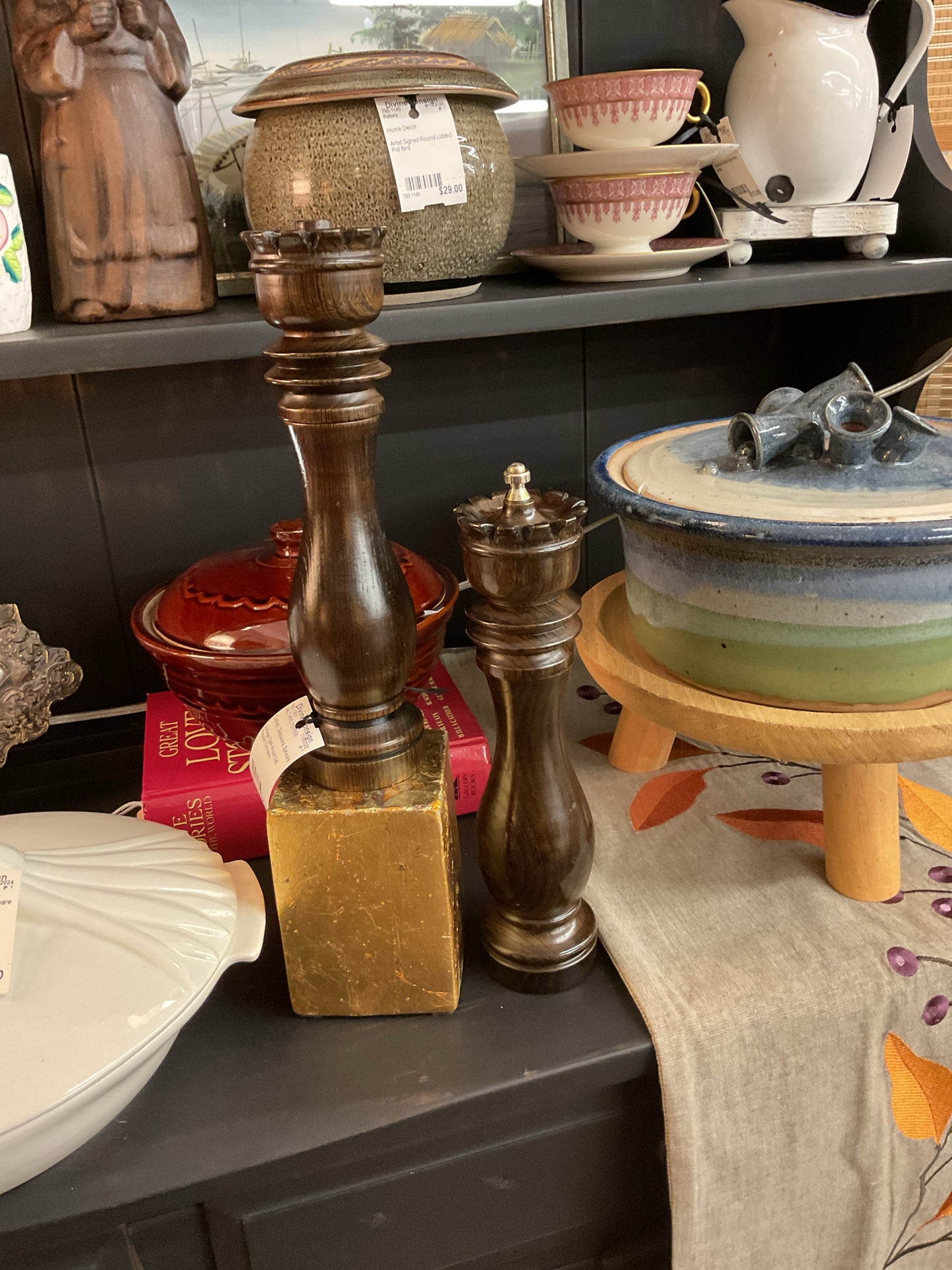 Vintage Wood SALT AND PEPPER