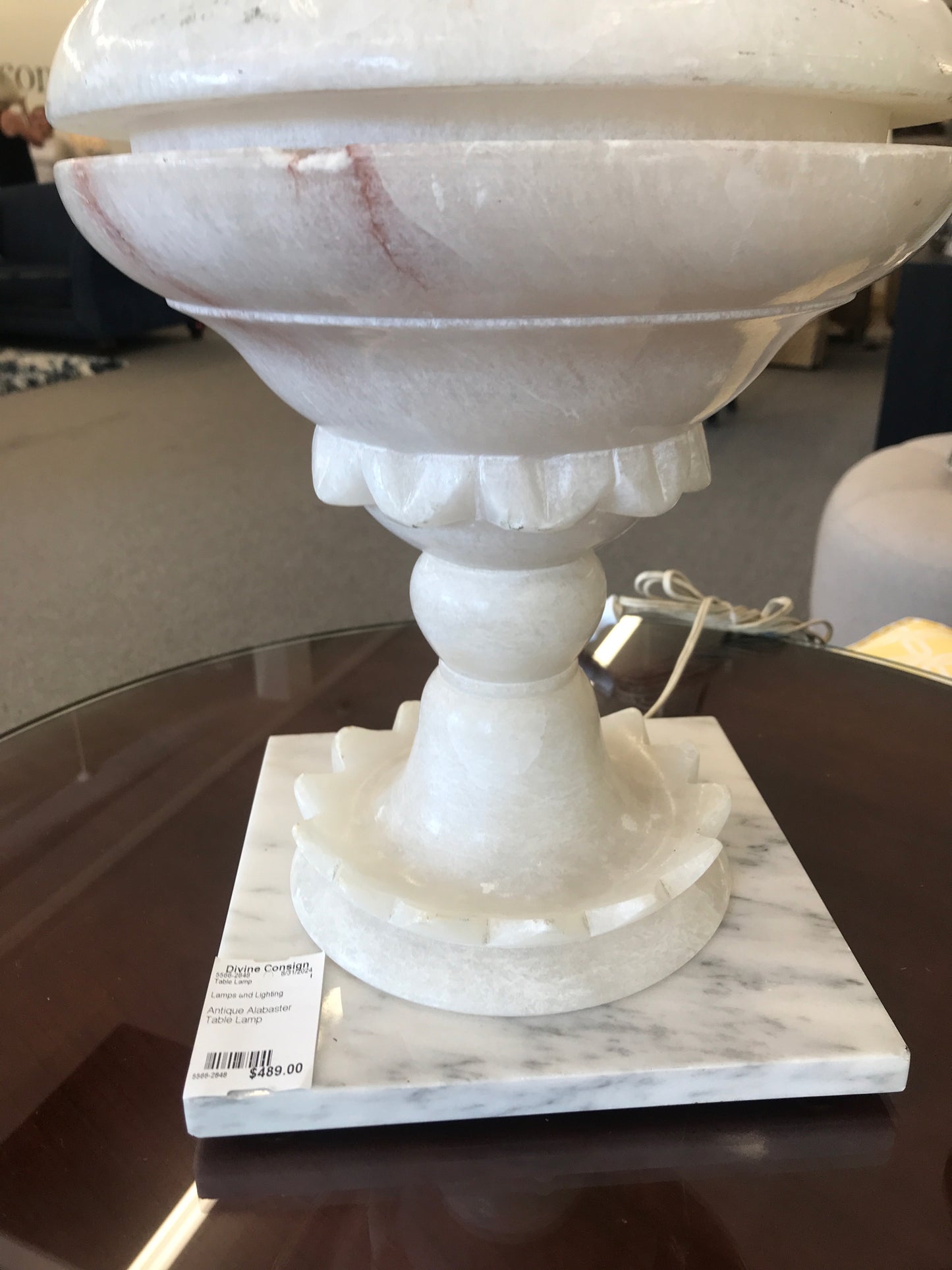 Alabaster italian Table Lamp