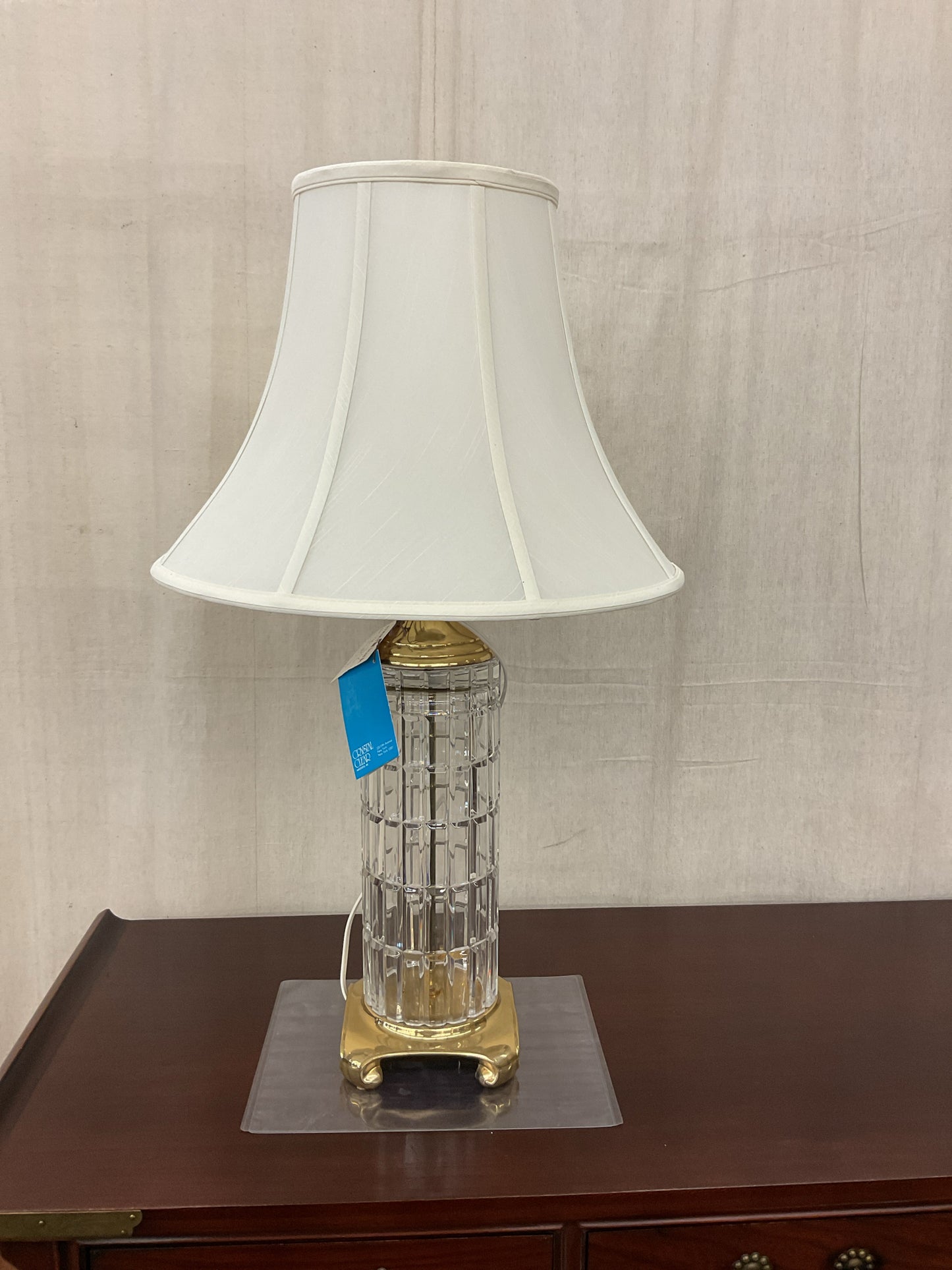 Meier and Frank Crystal Lamp