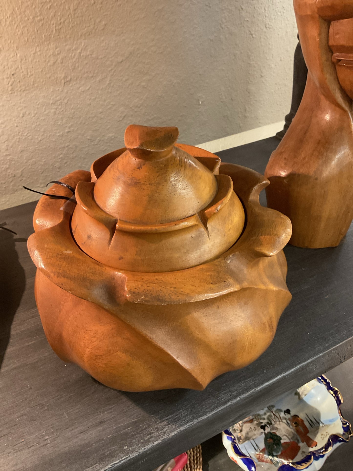 Box MCM Teak Bowl or Box