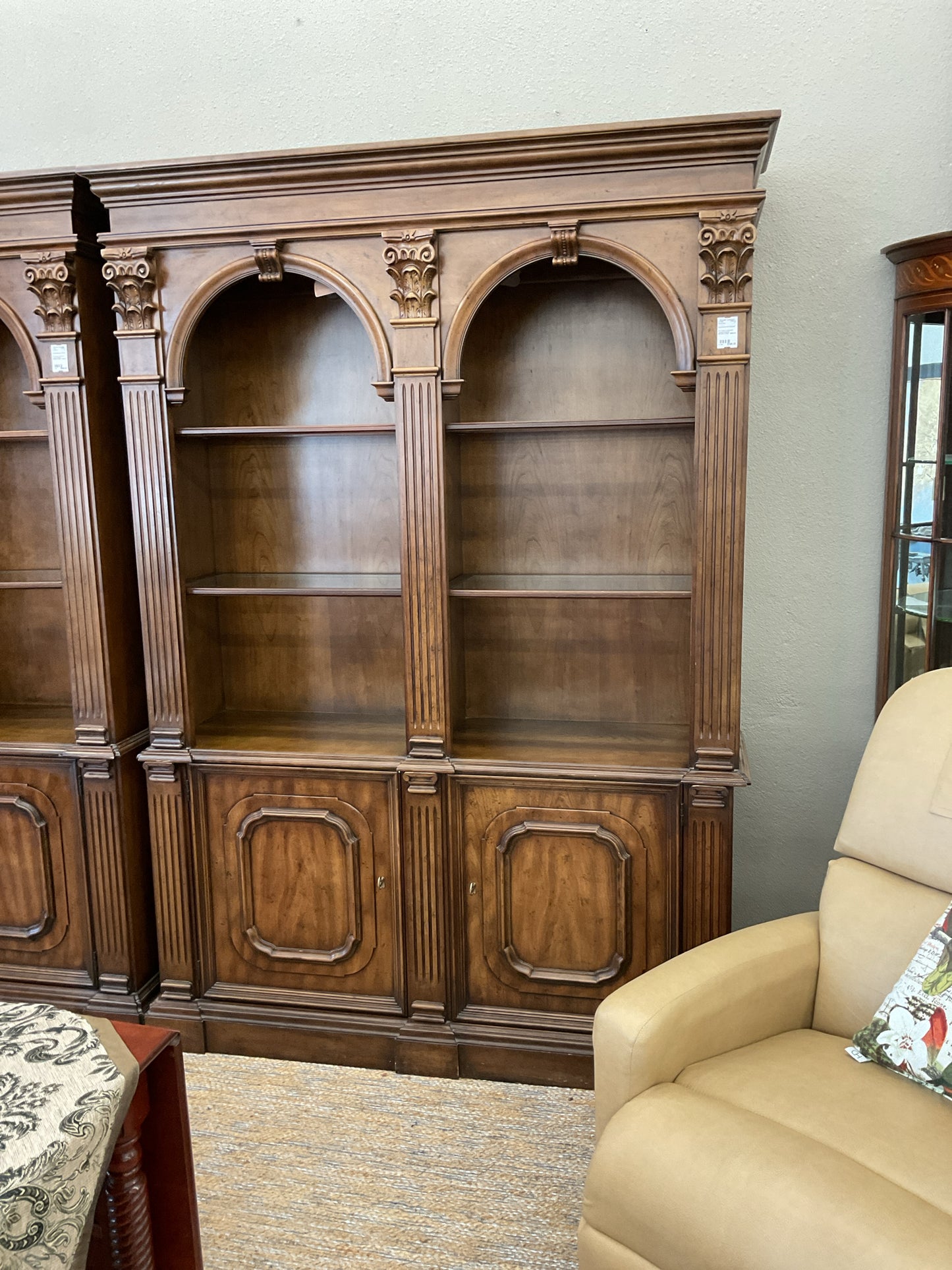 Mid Century Henredorn Lighted Bookshelf