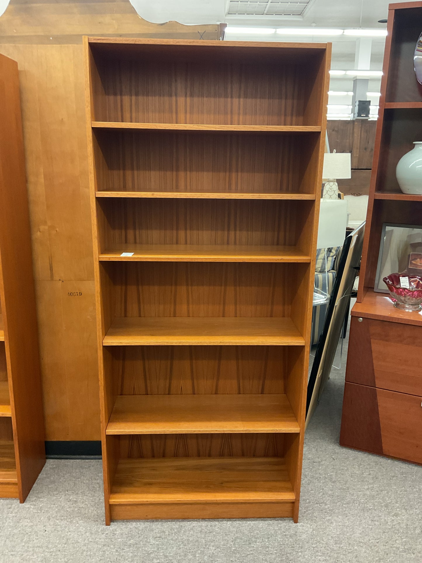 MCM Danish Teak Bookcase by Domino Mobler 31x11x72