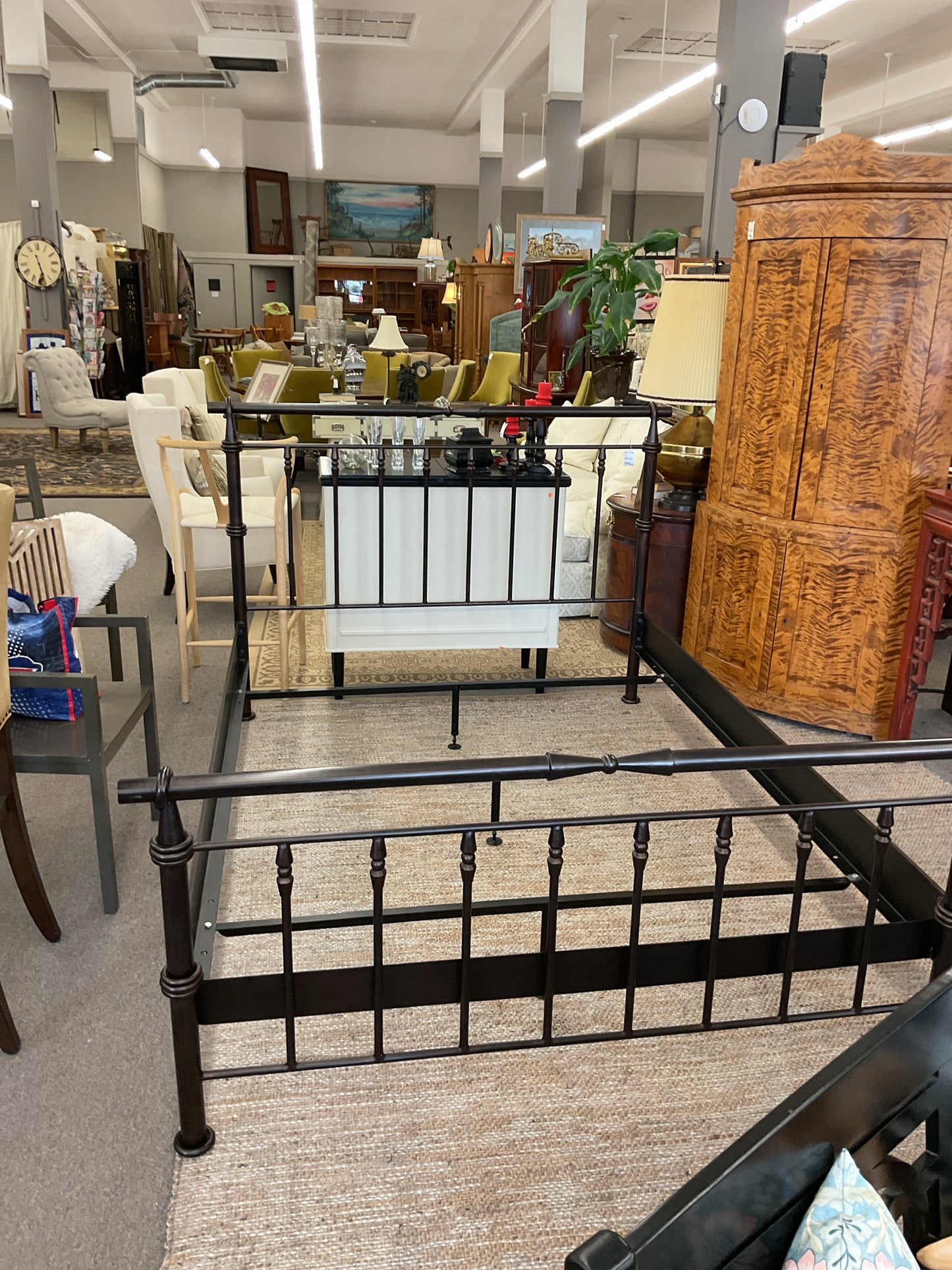Black Copper Queen Size Bed Frame From Dania