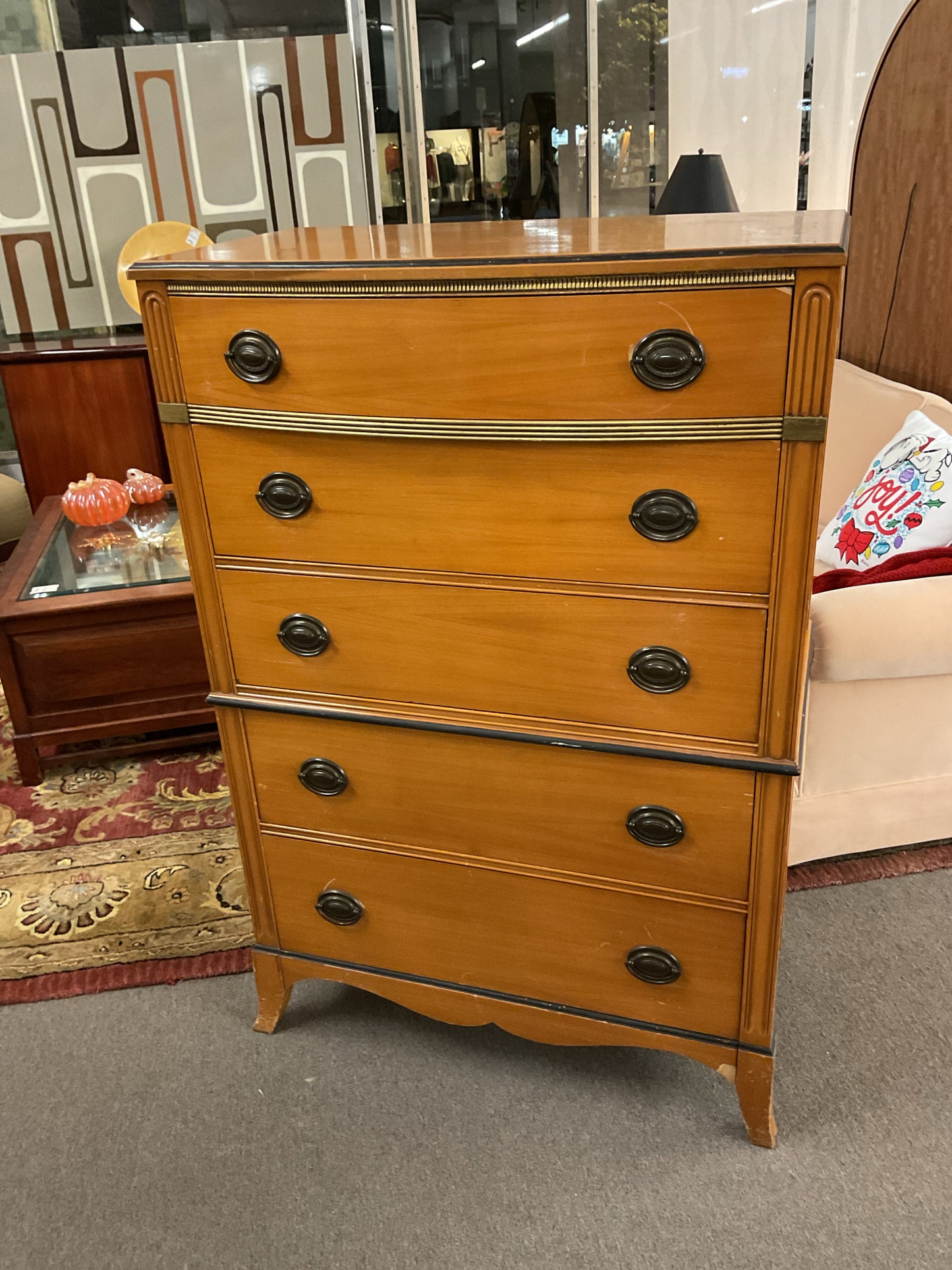 Highboy Dresser 34"W,51"H,19"D