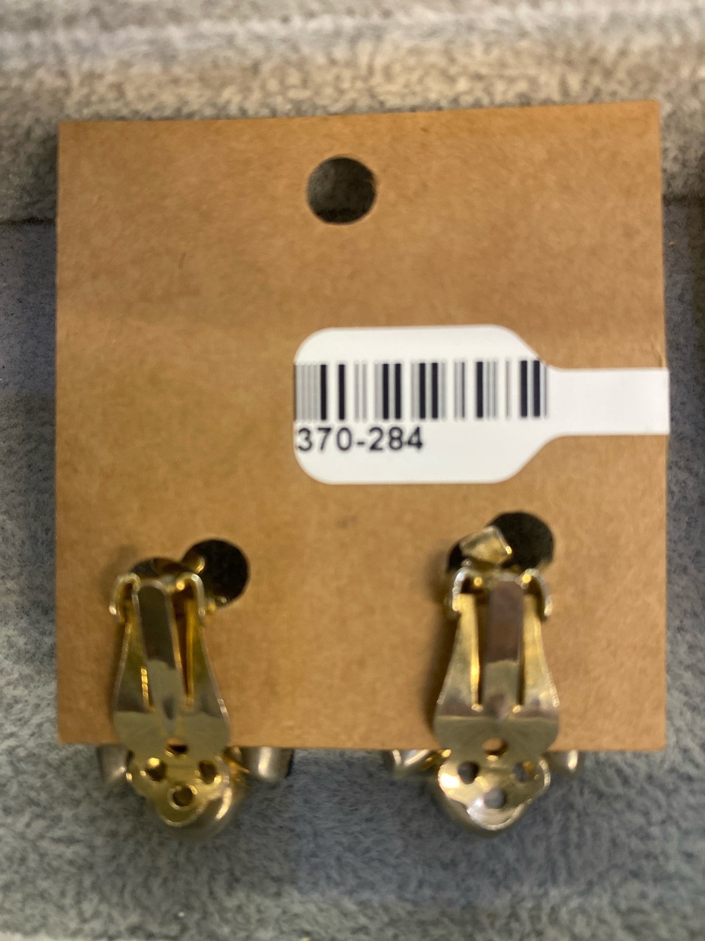 Vintage Iridescent Dark Pink Rhinestone Clipons