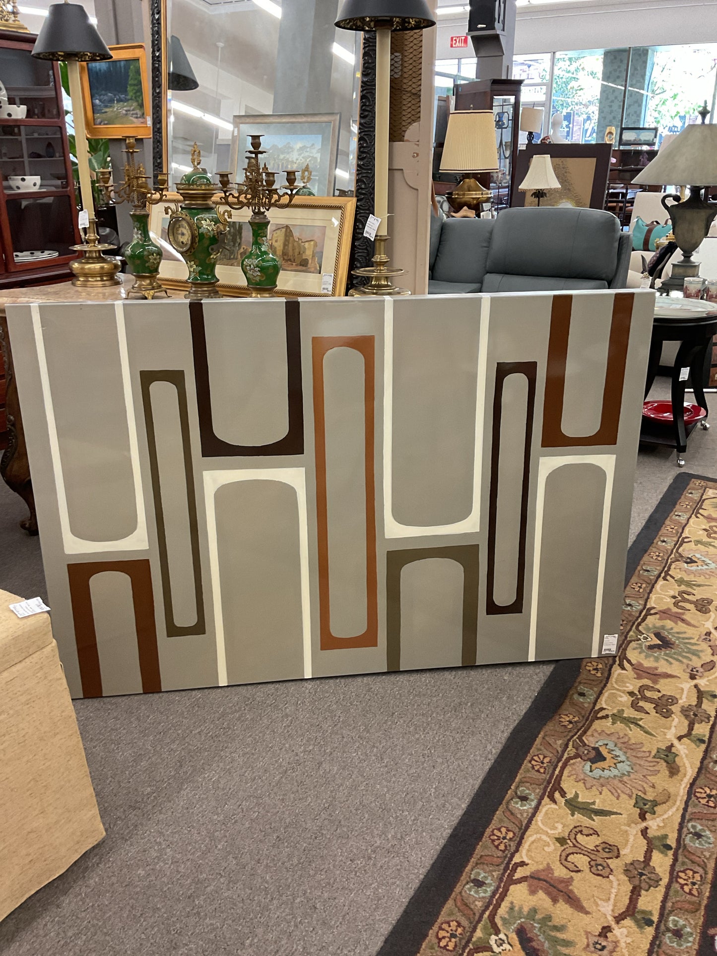 MCM Style Canvas Art 40x60"
