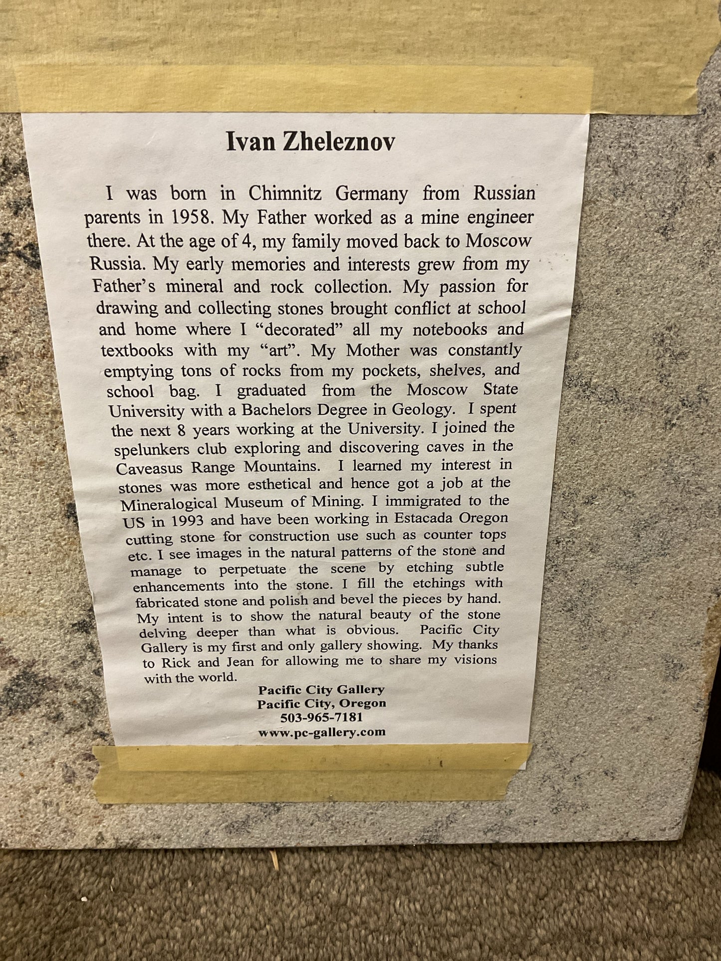 Art in the Natural Patterns of Stone