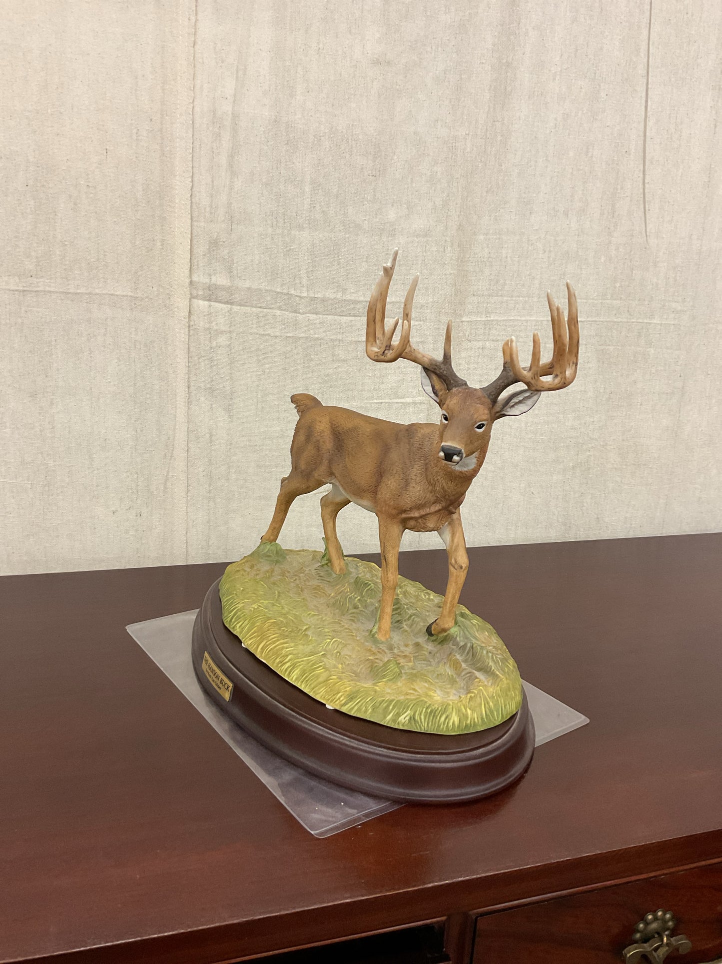 Ron Gilder Porcelain Buck Hanson Statue
