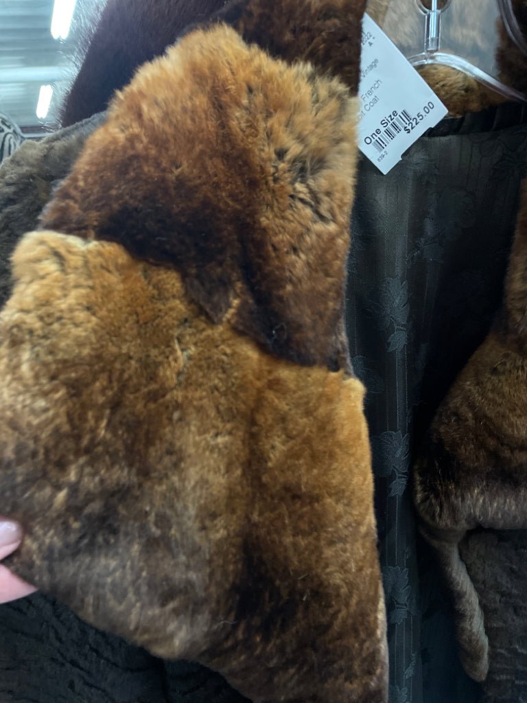 Size One Size Brown Fur - Divine Consign Furniture