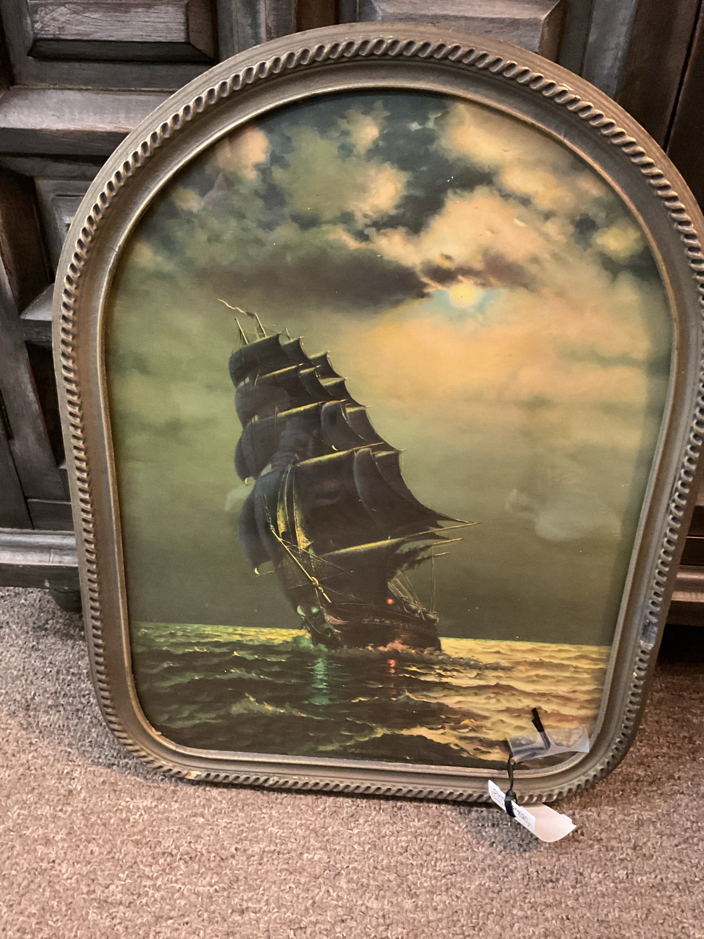 1927 Lithograph Framed Art