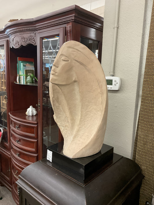 Mid Century Stargazer Cast Clay Sculpture by Austin Productions 1986