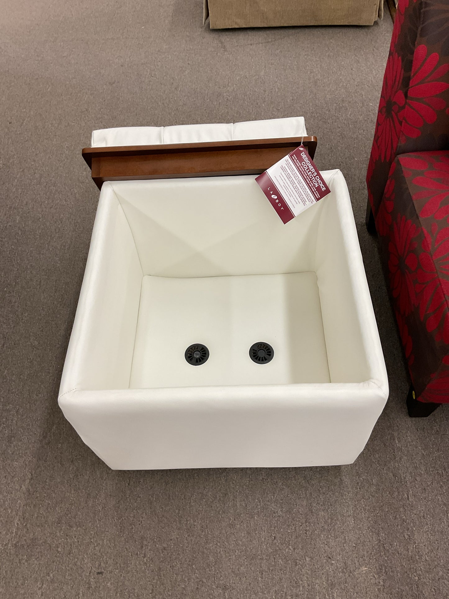 Leo storage Ottoman by LazyBoy
