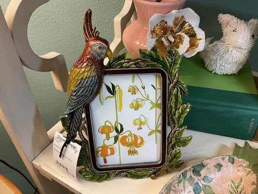 Frame Parrot Bejeweled