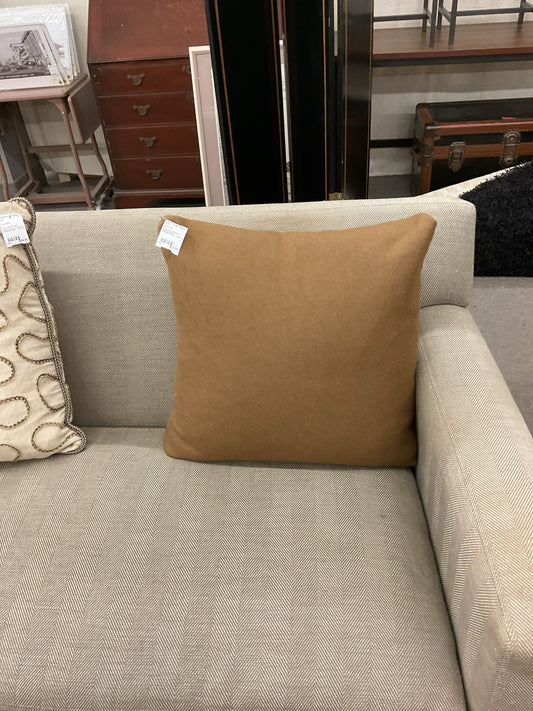 Restoration Hardware Cognac Pillow