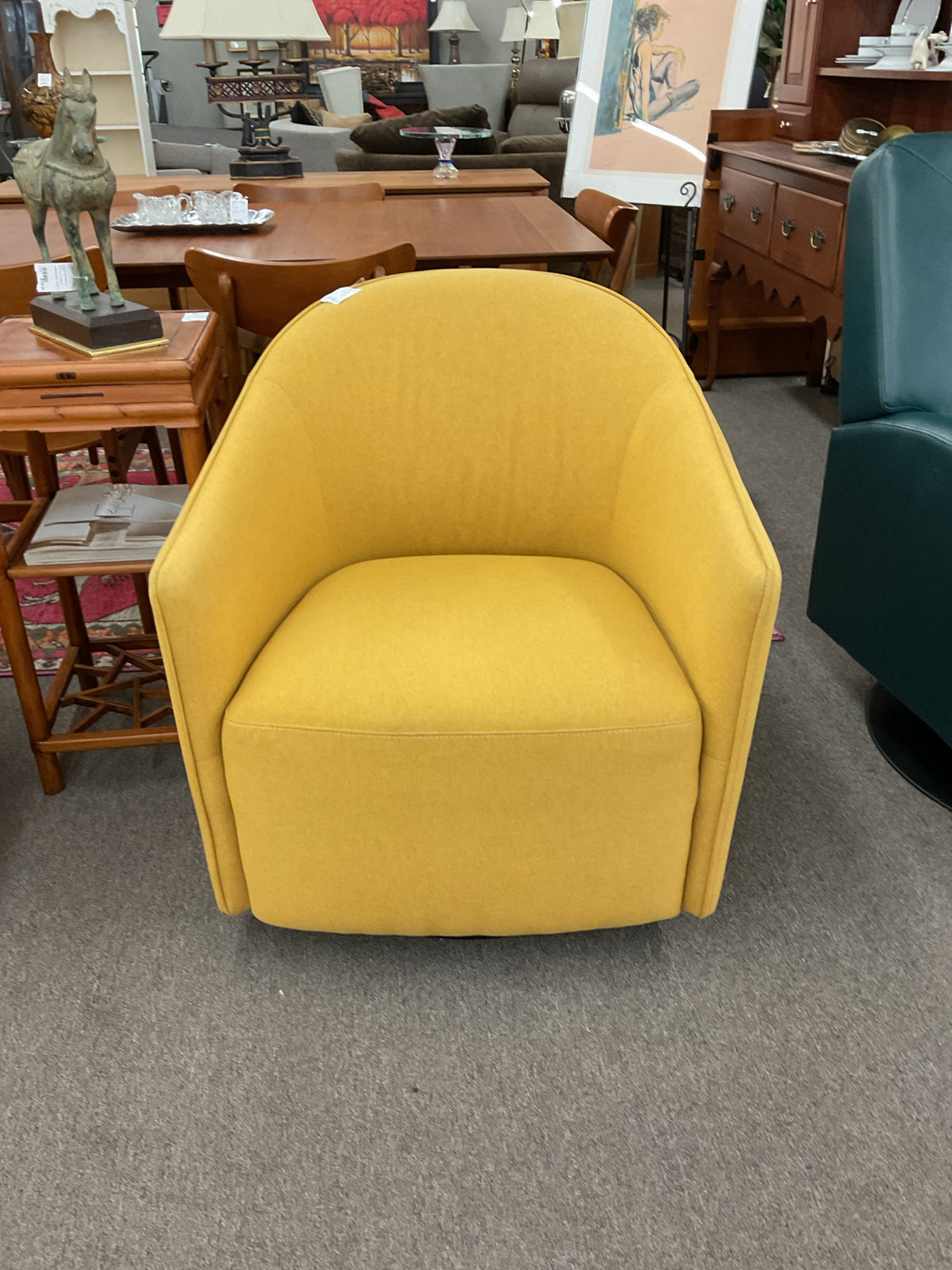 Scandinavian Design  Swivel Club Chair